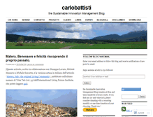 Tablet Screenshot of carlobattisti.com